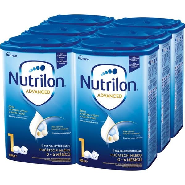Nutrilon 1 Advanced barnmjölk 6×800 g, 0