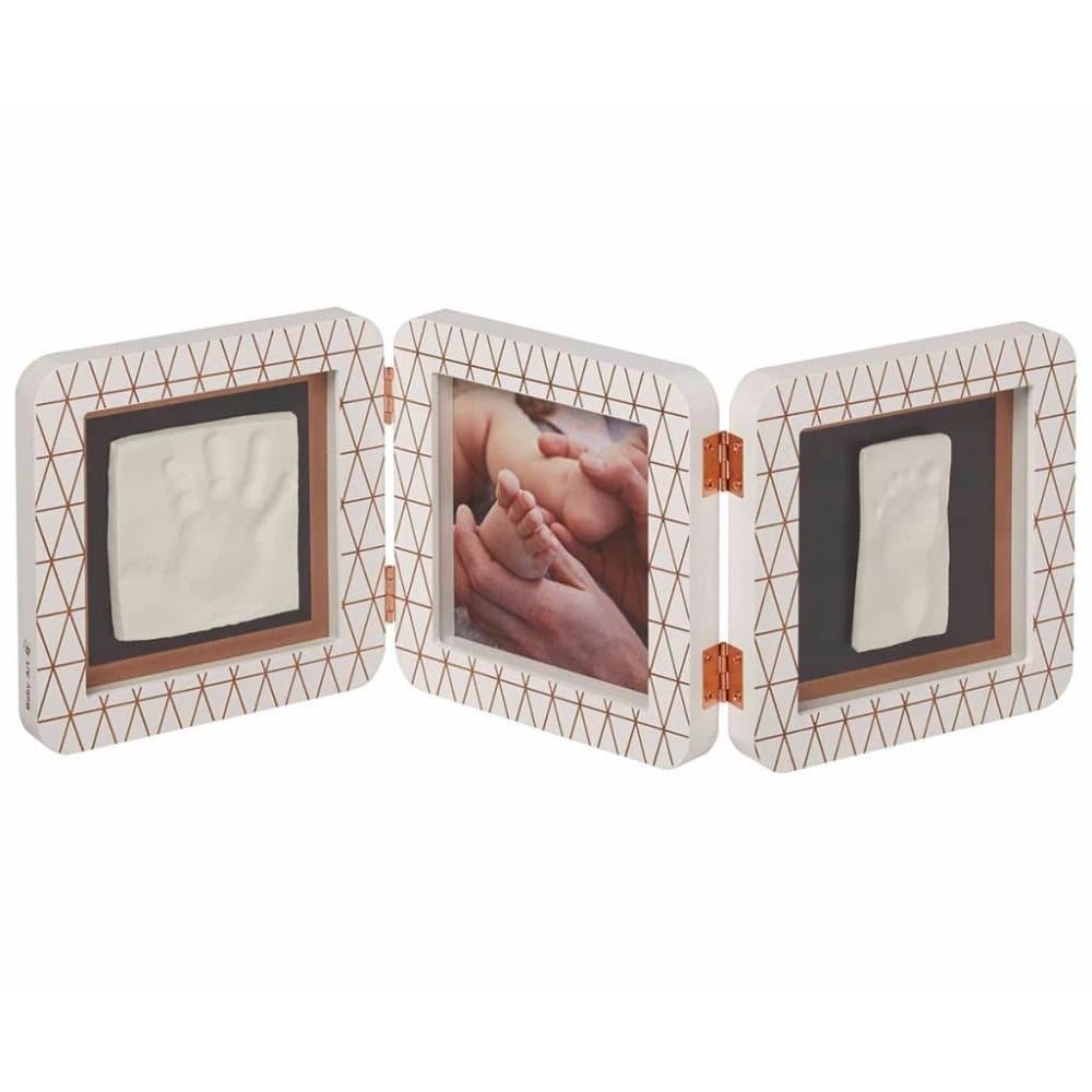 Baby Art My Baby Touch dobbel støperamme hvit 3601092800