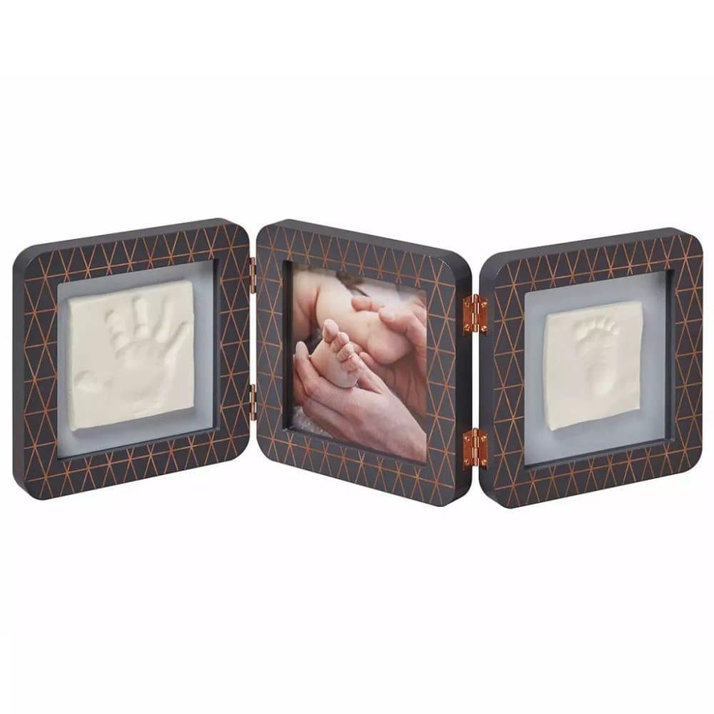 Baby Art Dobbel støperamme My Baby Touch mørk grå 3601093100