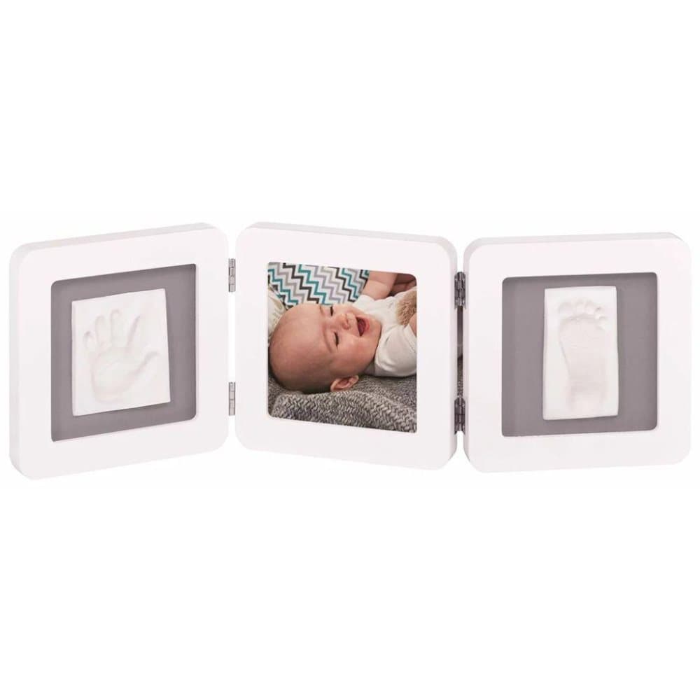 Baby Art Dobbel støperamme My Baby Touch hvit 34120052