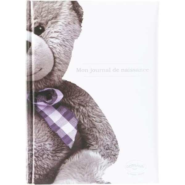 DOMIVA My Birth Journal Ourson 40 Illustrated Pages