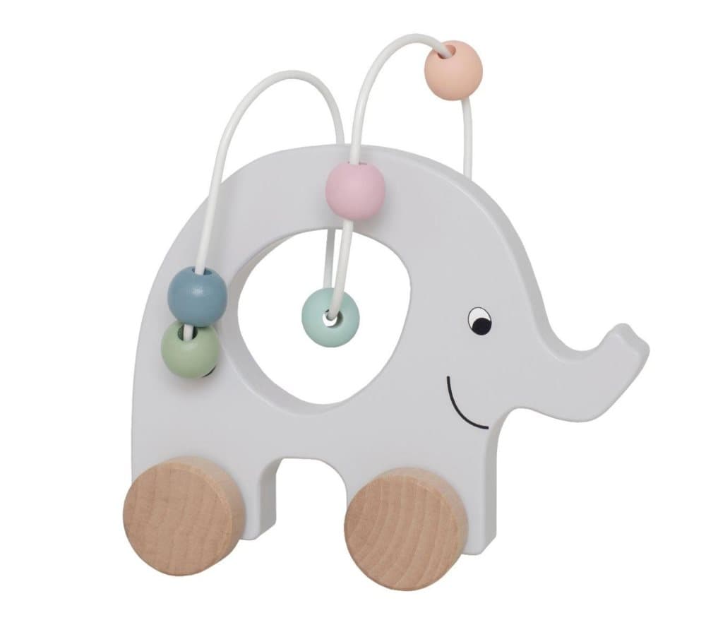 Rulldjur elefant m kulram JaBaDaBaDo