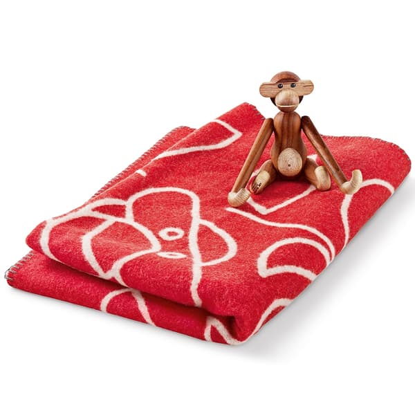 Plaid Monkey, Red - Kay Bojesen