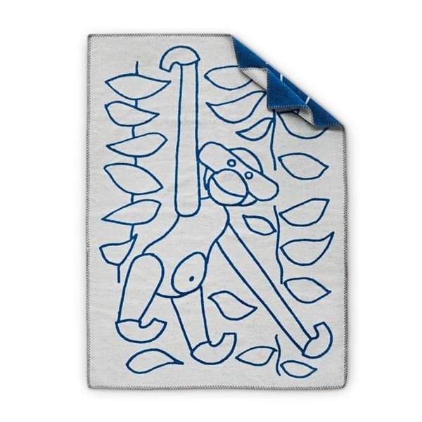 Plaid Monkey, Blue - Kay Bojesen