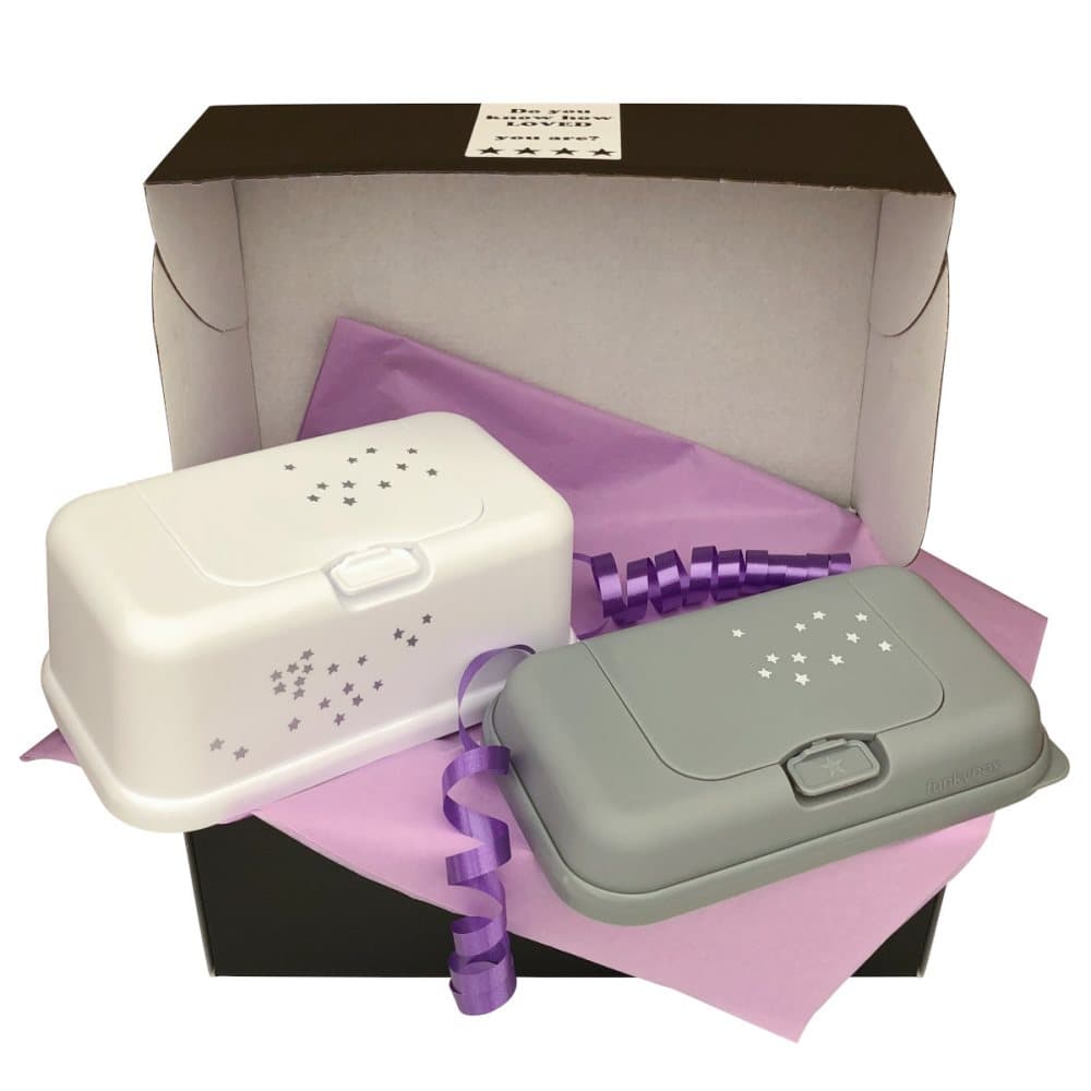 Funkybox White Little Stars & ToGo Grey Little Stars