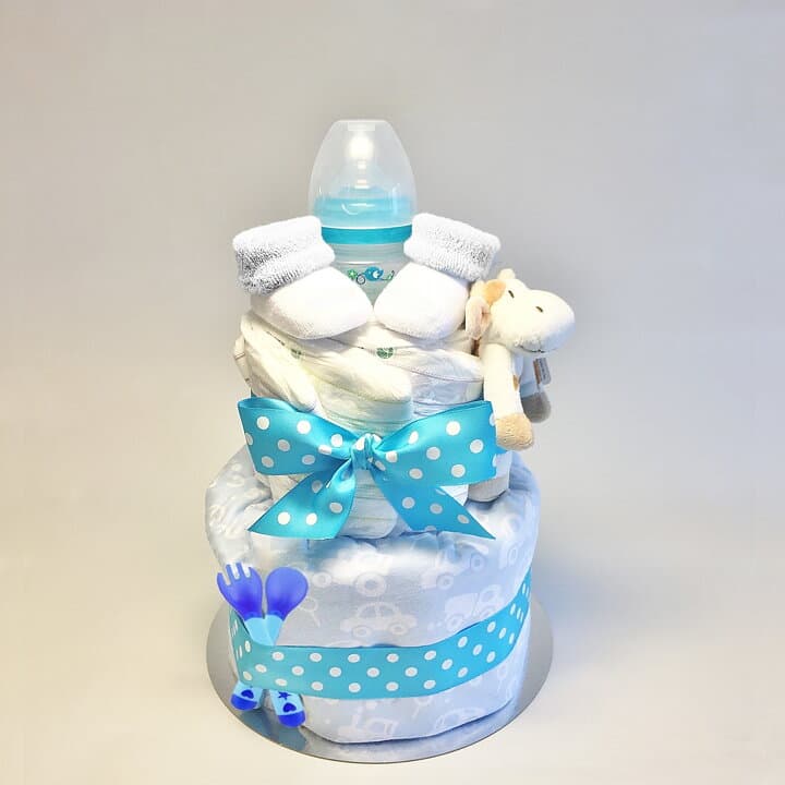 Blöjtårta/Diapercake Blå