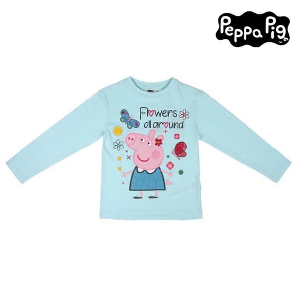 Langærmet T-shirt til Børn Peppa Pig - 2 år