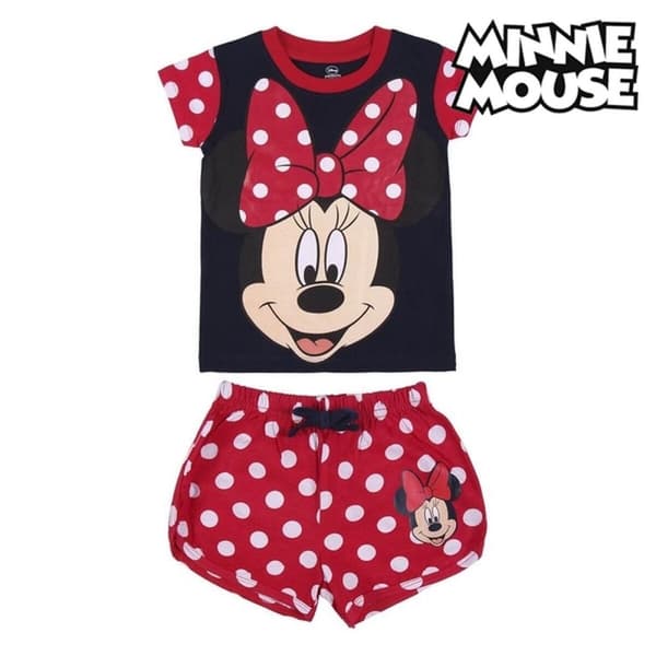 Nattøj Børns Minnie Mouse Rød - 4 år