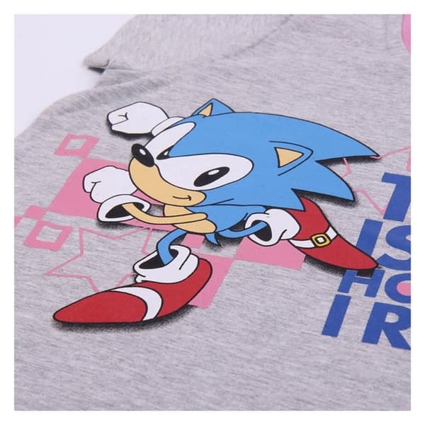 Nattøj Børns Sonic Grå - 6 år