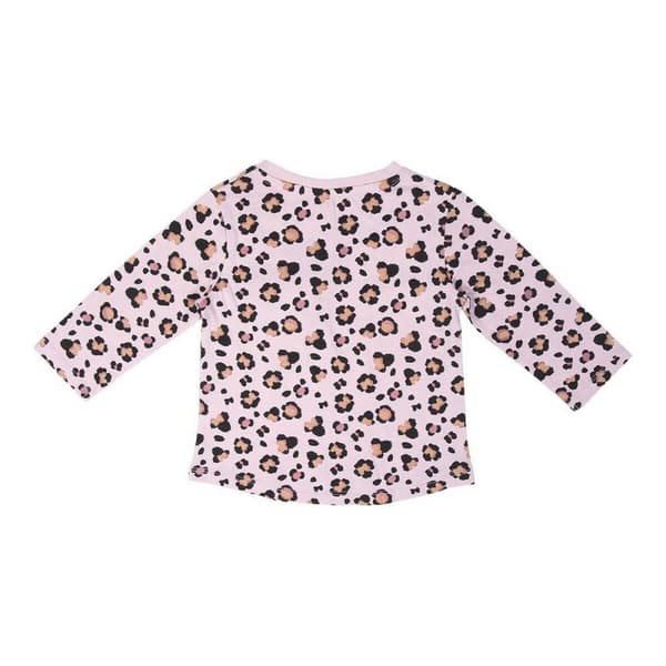 Langærmet T-shirt til Børn Minnie Mouse Pink - 6 måneder
