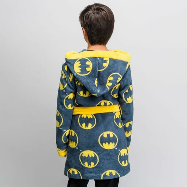 Morgenkåbe til Børn Batman Mørkegrå - 14 år