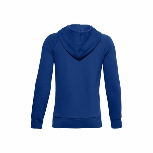 Hættetrøje til Børn Under Armour Rival Fleece Blå - 8 år