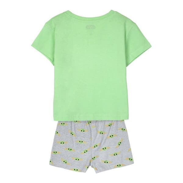 Børnepyjamasser The Mandalorian Børns Grøn Lysegrøn - 4 år