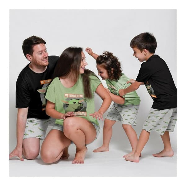 Børnepyjamasser The Mandalorian Børns Grøn Lysegrøn - 4 år