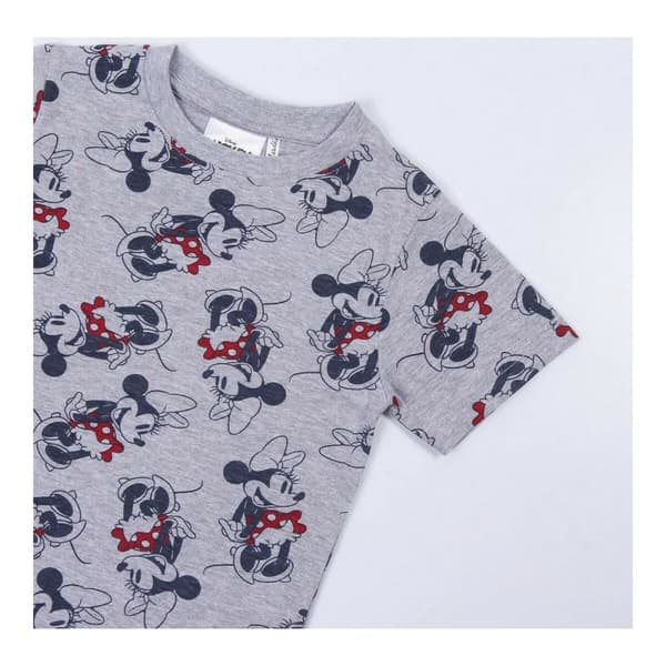 Børne Kortærmet T-shirt Minnie Mouse Grå - 3 år