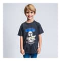 Miniatyrbillede 6 af 9: Børne Kortærmet T-shirt The Mandalorian Sort - 8 år
