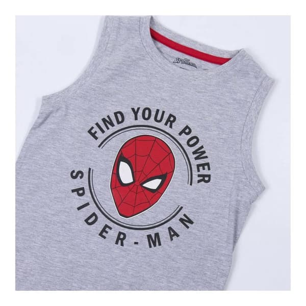 Børnepyjamasser Spiderman Grå - 5 år