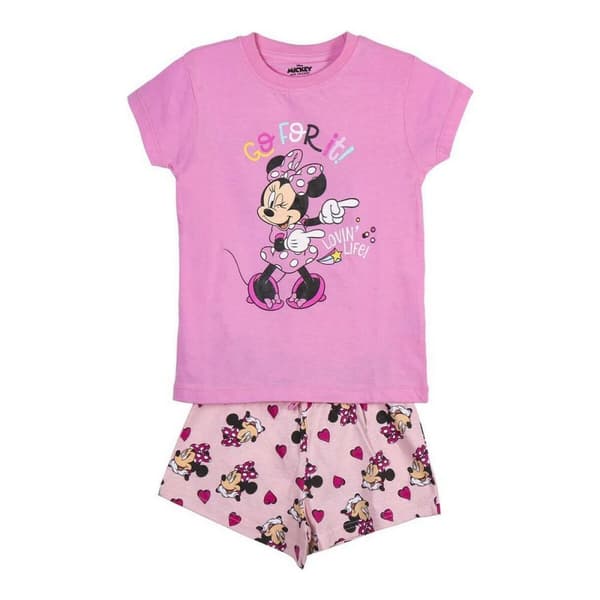 Børnepyjamasser Minnie Mouse Pink - 3 år