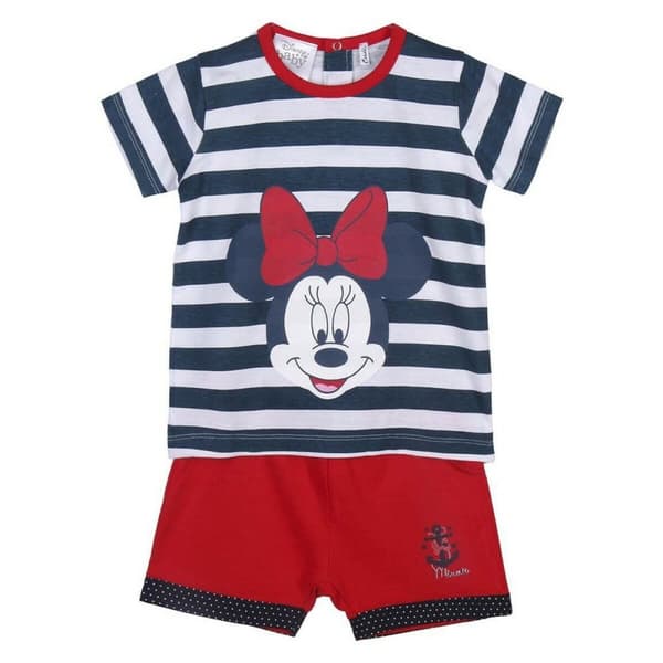 Sæt med tøj Minnie Mouse Rød Marineblå - 36 måneder