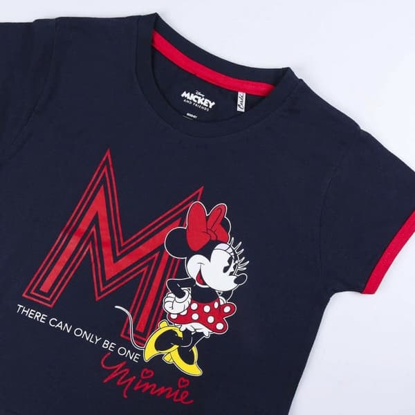 Børnepyjamasser Minnie Mouse Grå Mørkeblå - 6 år