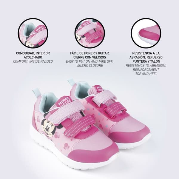 Sportssko til børn Minnie Mouse Pink - 25