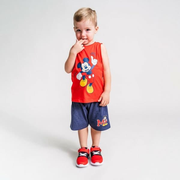 Børnepyjamasser Mickey Mouse Rød - 6 år