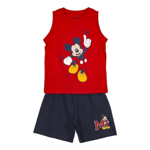 Børnepyjamasser Mickey Mouse Rød - 6 år
