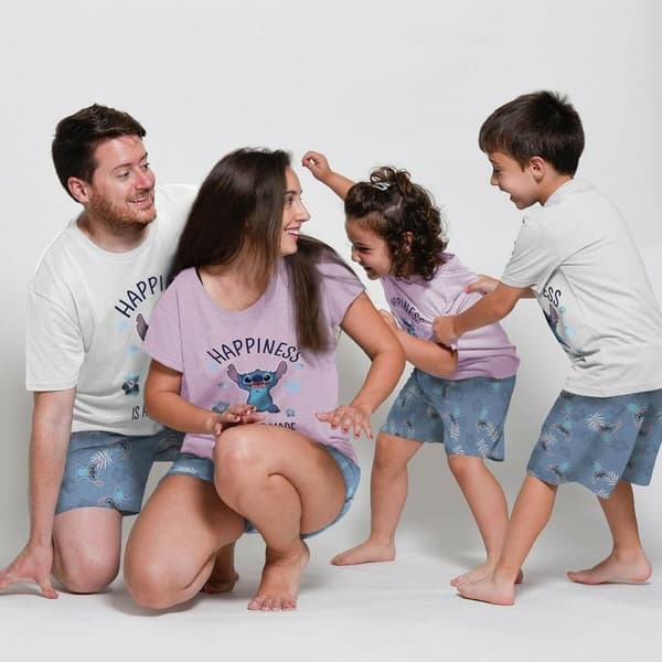 Børnepyjamasser Stitch Blå - 3 år
