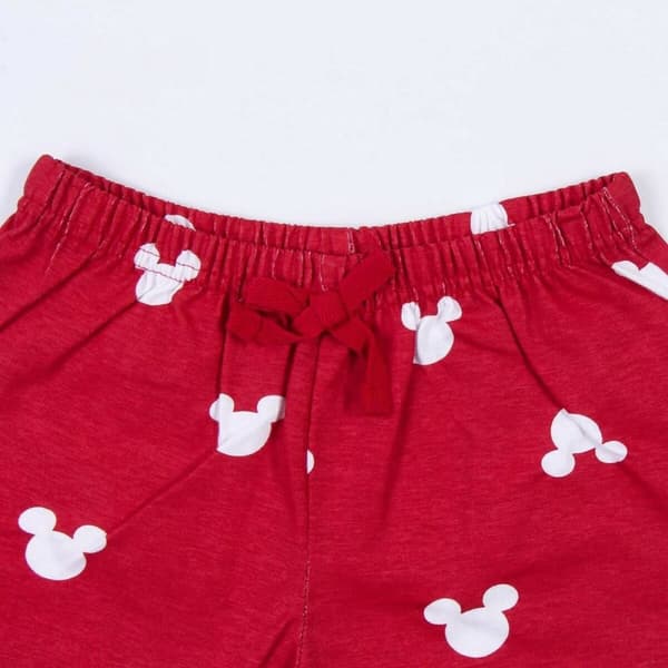 Børnepyjamasser Minnie Mouse Rød Grå - 3 år