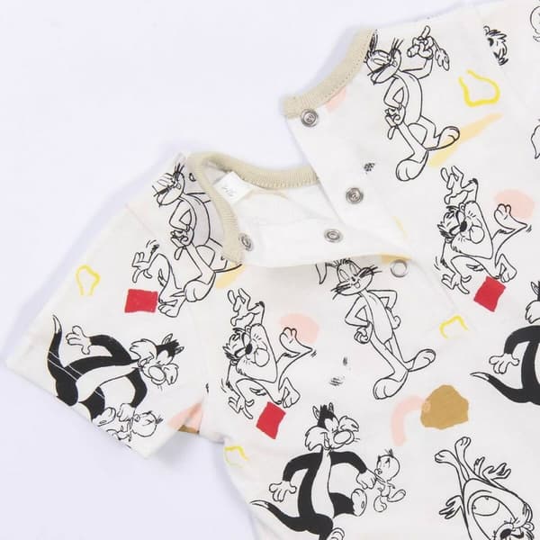Sæt med tøj Looney Tunes Okker - 9 måneder