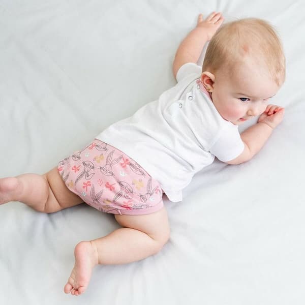 Sæt med tøj Looney Tunes Baby Hvid Pink - 0 måneder