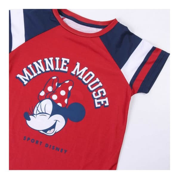 Sæt med tøj Minnie Mouse Rød - 6 år