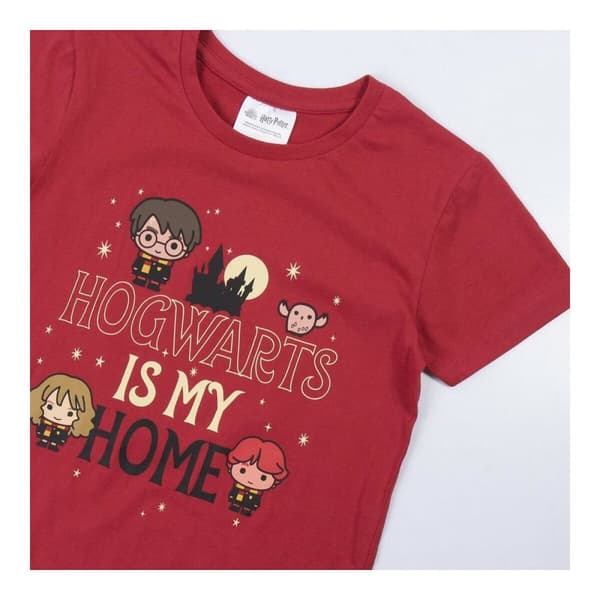 Nattøj Børns Harry Potter Rød - 8 år