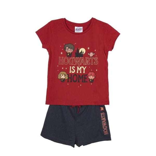 Nattøj Børns Harry Potter Rød - 6 år