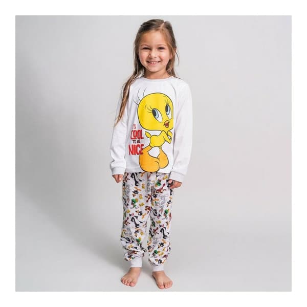 Nattøj Børns Looney Tunes Grå - 6 år