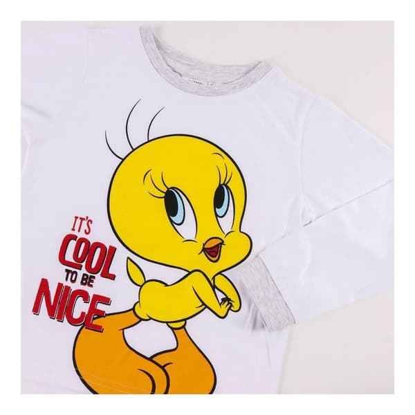 Nattøj Børns Looney Tunes Grå - 6 år