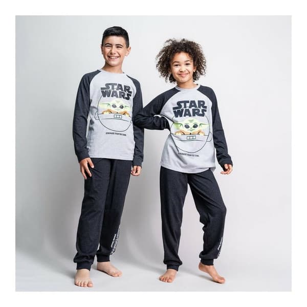 Nattøj Børns The Mandalorian Grå - 7 år
