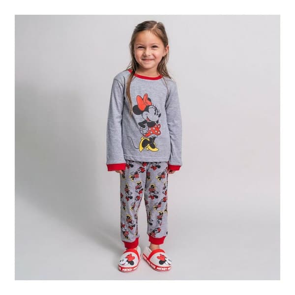 Nattøj Børns Minnie Mouse Grå - 10 år