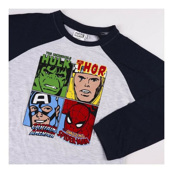 Nattøj Børns Marvel Grå - 4 år