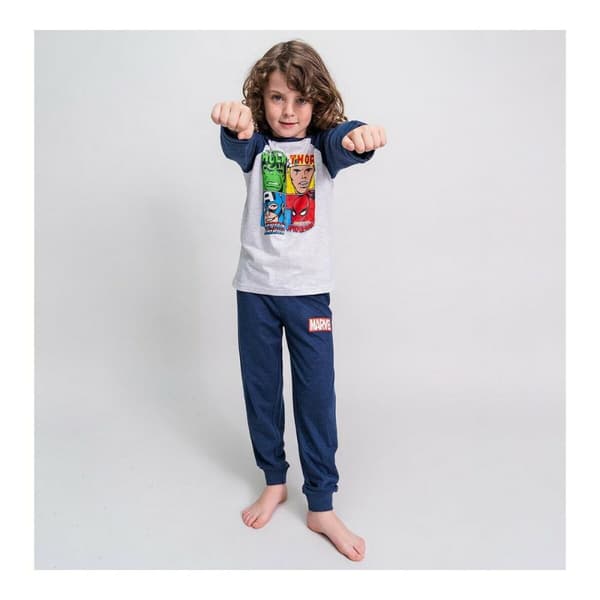 Nattøj Børns Marvel Grå - 4 år