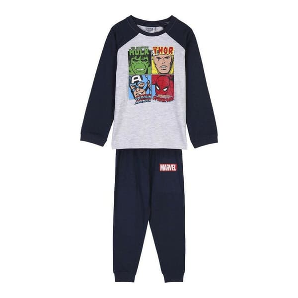 Nattøj Børns Marvel Grå - 4 år