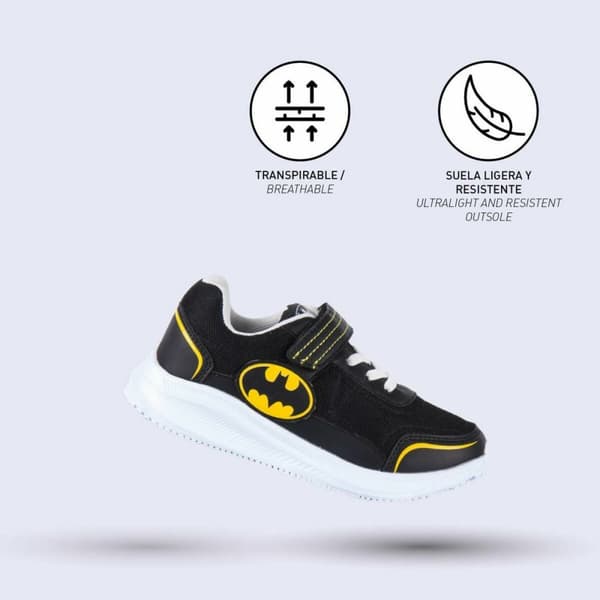Sportssko til børn Batman Sort - 36