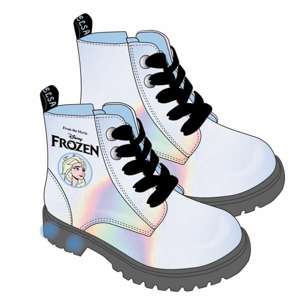 Fritidssko til børn Frozen LED-Lys Blå - 32