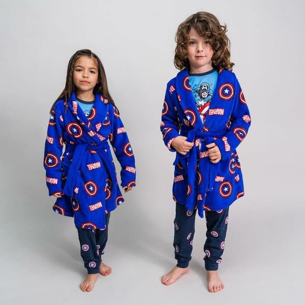 Morgenkåbe til Børn Marvel Blå - 3 år