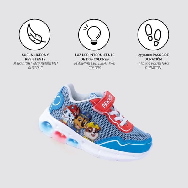 LED Træningssko The Paw Patrol Blå - 26