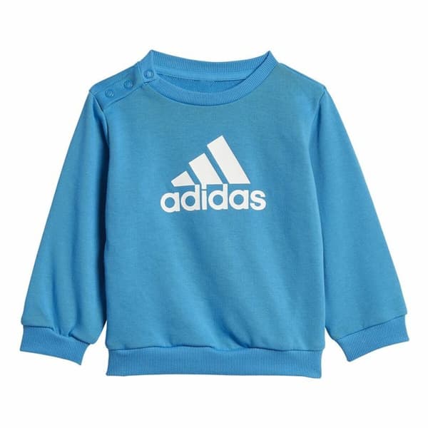 Sportstøj til Baby Adidas Badge of Sport French Terry Blå - 3-6 måneder