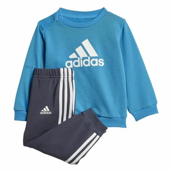 Sportstøj til Baby Adidas Badge of Sport French Terry Blå - 3-6 måneder