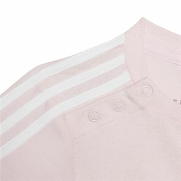 Sportstøj til Baby Adidas Three Stripes Pink - 2-3 år