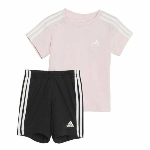 Sportstøj til Baby Adidas Three Stripes Pink - 2-3 år