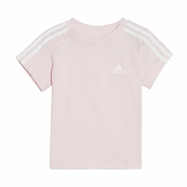 Sportstøj til Baby Adidas Three Stripes Pink - 2-3 år